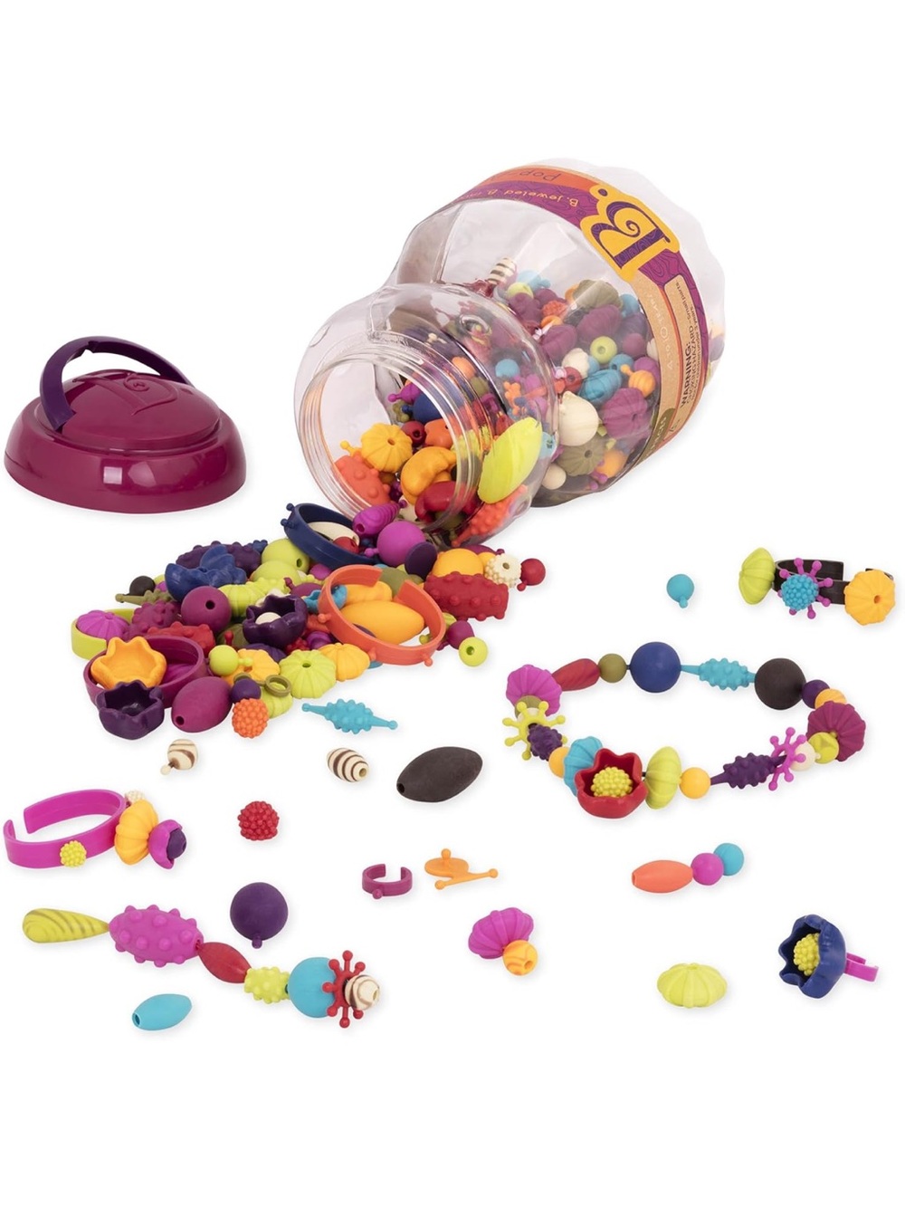 B-toys pop and snap jewelry beads
